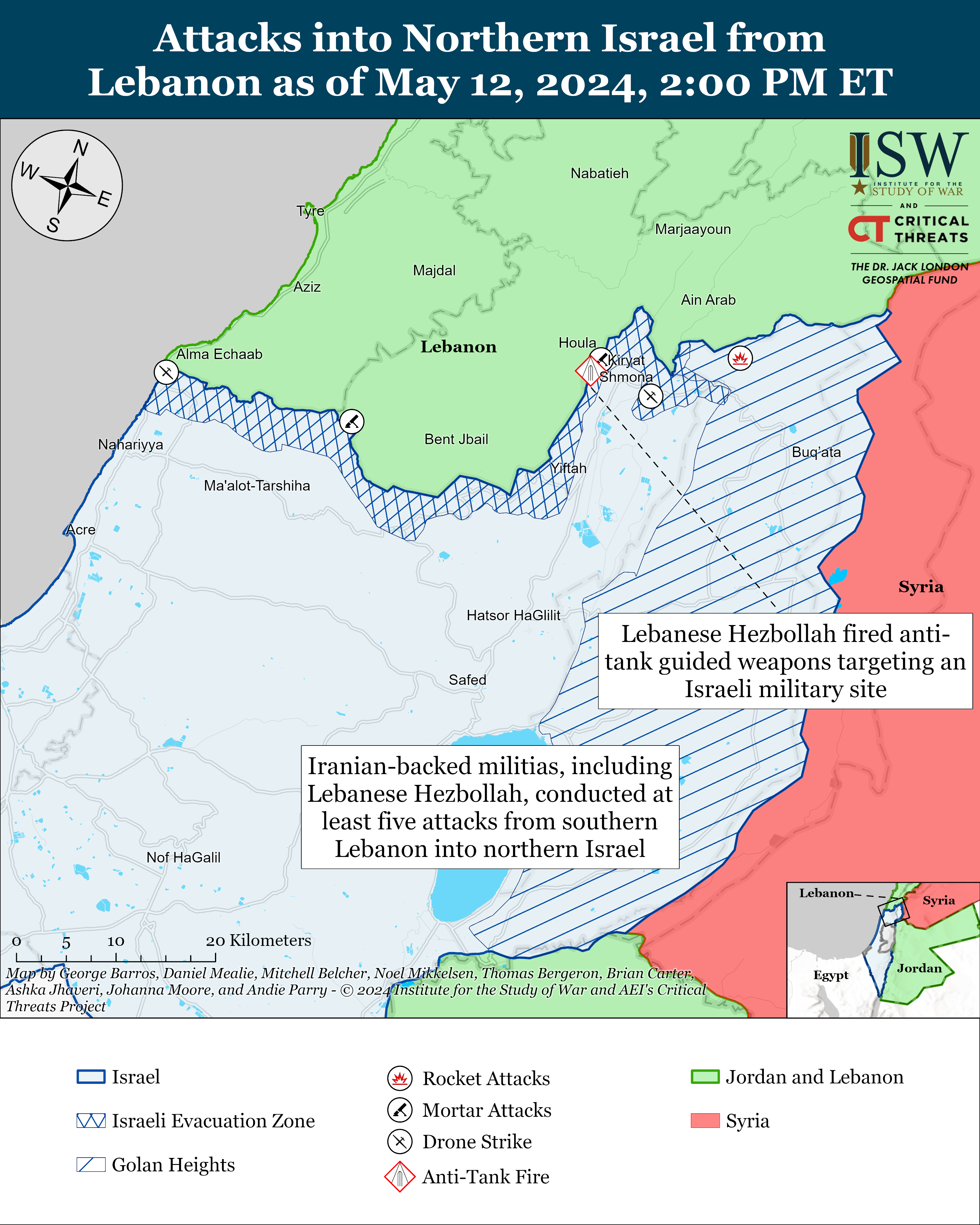 ISW Blog: Iran Update, May 12, 2024